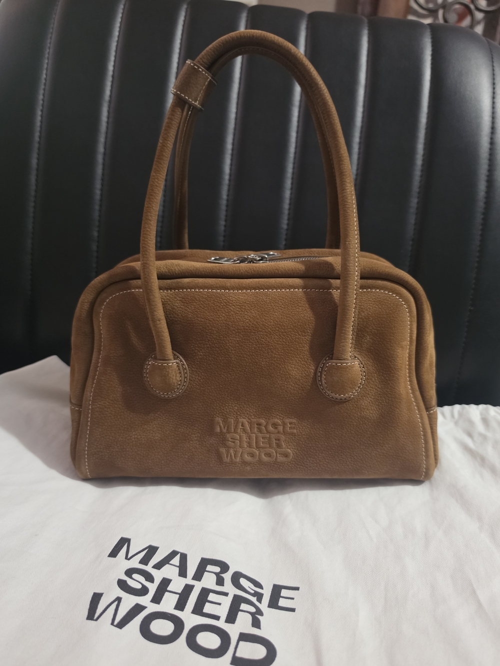 Marge Sherwood Soft Tote - Chestnut Nubuck